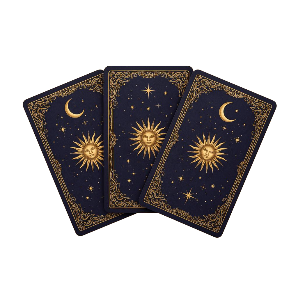 Mystical tarot cards